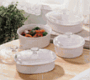 Use a bowl and a plate to heat food to avoid xenoestrogens that oppose progesterone and produce adenomyosis